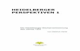 HEIDELBERGER PERSPEKTIVEN 1f20.blog.uni-heidelberg.de/files/2019/03/harth-2011...Vorwort Die Bürgerstiftung Heidelberg eröffnet mit dieser Broschüre eine Heidelberger Perspektiven