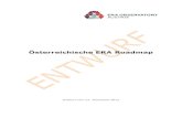 Österreichische ERA Roadmap · Umsetzung der europäischen ERA Roadmap durch nationale Aktionspläne oder Strategien vorzusehen. “UNDERLINES the importance of the implementation