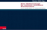 © 2016, Vandenhoeck & Ruprecht GmbH & Co. KG, …theologische-buchhandlung.de/pdf/inhaltundleseprobe_978...Es galt, das Vaterunser in den drei frühchristlichen literarischen Zeugnis-sen,