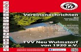 Vereinsnachrichten - TVV Neu Wulmstorf von 1920 e.V.€¦ · TVV Logo Aus gegebener Veranlassung wird wiederholt darum gebeten, nur das aktuelle Logo des TVV Neu Wulmstorf zu verwenden.