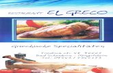 Restaurant El Greco Speisekarte Januar 2019 · 2019-01-24 · Restaurant El Greco Speisekarte Januar 2019 Author: PC-Dok24.de Subject: Essen und Trinken in Mingolsheim Keywords: El