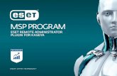 Vorteile - ESET · 2020-03-10 · Mit dem Kaseya® Virtual System Administrator™ kann die gesamte IT eines Unternehmens zentral verwaltet werden. ESET bietet nun eine Lösung, die