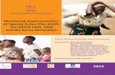 Monitoring Implementation of Uganda Action Plan …...6 This report presents an assessment of what Government of Uganda, Civil Society Organisations and Development Partners have done