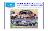 VDI Reg Mag 2 2015 B6 Endfassung · 2019-05-24 · 2 VDI RHEINGAU Regional-Magazin Mitgliederzeitschrift des Vereins Deutscher Ingenieure Rheingau-Bezirksverein • Mainz und Wiesbaden