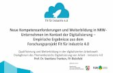 Neue Kompetenzanforderungen und Weiterbildung in NRW ... Unternehmen im Kontext der Digitalisierung