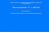 PEN-Zentrum deutschsprachiger Autoren im Ausland · Aktivitäten im 1. Halbjahr 2019 15 ... Wiesbaden (2011), einem Arbeitsstipendium des Förderkreises deutscher Schriftsteller in