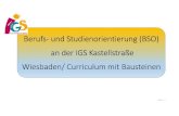 in Wiesbaden - BerufsBerufs----und und und ...portal.igsks.de/wp-content/uploads/2017/11/BSO-Konzept-1.pdfWiesbaden, Klarenthaler Str. 34, 65197 Wiesbaden) Folie 21 • Unterrichtsgang