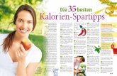 ernährung Die 35 besten Kalorien-Spartippsi.onmeda.de/20090821_FUNK_UHR_Heft_35_Kalorien-Spartipps.pdf · 2009-09-08 · sche Kräuter dazugeben – fertig ist die Hausmannskost!