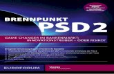 BRENNPUNKT PSD 2facility-forum.de/veranstaltung/pdf/p1107465.pdf · PSD 2 TAGUNG 7. und 8. Juni 2018, Köln BRENNPUNKT Dringende Umsetzungsfragen erfordern Ihr Handeln! Technische