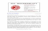 452. WOCHENBLATT · Wochenblatt 452 vom 18. März 2011 – Seite 3 Berichte aus der Deutschen Sektion und der TES 1 Diese Terminaufstellung dient nur der Erinnerung. Sie finden den