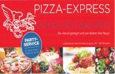 Rückseite - Pizza-Express Albstadt · 2020-01-14 · P ZA JedePizza mit Tomaten KLEIN GROSS FAMILIE PARTY undMozzarellakäse ©27cm* »32cm* 45x32cm* 60x40cm* c 15 Vegetaria '®