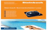Steinbach Sonnenkollektor Loop · 2020-05-15 · Der Sonnenkollektor wird für die Erwärmung Ihres Poolwassers durch Sonnenkraft verwendet und ist für eingegrabene Pools und Aufstellpools