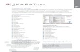 jKARAT.ERP Flyer1 RZ · Auszug der Funktionen von jKARAT.ERP K Zeiterfassung K Marketing K Vorkalkullatin/Nachkalkulation K Vertrieb K Vertriebsbelege K Materialwirtschaft