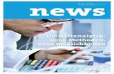 Nr. 73 news - Eawag · In Kürze 46m Schweizerischen LebensmittelbuchI 46ste Ozonierungsanlage in DübendorfEr ... reichs verstärkt die Eawag in die-sem Sinn die Kooperation mit