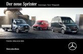 Der neue Sprinter - Mercedes-Benz Österreich · 2020-07-09 · Rundum abgesichert mit individuellen Service-Paketen: von Wartungs-leistungen über Garantieerweiterung bis hin zur