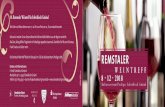 Karten und Informationen: Marktplatz 37/1 • 73525 Schwäbisch … · 2018-11-22 · Der Remstaler Weintreff findet im Festsaal, im 1. OG des Kulturzentrums Prediger statt. Karten