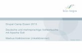 Drupal Camp Essen 2013 Deutsche und mehrsprachige ... · PDF file Frankfurt, 10/27/13 3 Noch besser mit Autovervollständigung Deutsche und mehrsprachige Volltextsuche mit Apache Solr