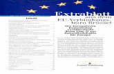 Extrablatt - Salzburg · Die EU-Kommission plant noch heuer eine Revision des Weißbuches über „Die europäische Verkehrspolitik bis 2010“, welches 2001 angenommen wurde. Um