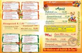 Restaurant La Granjarestaurant- · PDF file 2020-05-05 · und La Granja-Röstbrot Zachsfilet 14,50 gegrillter Lachs, serviert mit frischem Gemüse und Baked Potatoe unser qrüktingsgnge60t