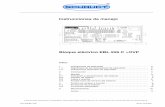 Instrucciones de manejo - · PDF file Instrucciones de manejo Bloque eléctrico EBL 226 C +OVP 2 Edición: 30.09.2009 811.573 BA / ES 1 Advertencias de seguridad 1.1 Significado de
