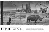 © Nick Brandt, Factory with Rhino, 2014 WeseNvon „Inherit the Dust“ gefragt wurde, ob die Fotografien in Photoshop entstanden seien, gewannen seine Schnappschüsse und die iPhone-Aufnahmen