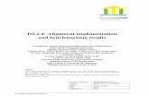 D2.2.4: Alignment implementation and benchmarking results · 2006-01-06 · The results of the different tools are evaluated based on a well-deﬁned eval- uation methodology which