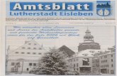 Amlliches Mitteiluogsblatt der Lutherstadt Eisleben mit den … · 2015-08-14 · Sonntag, den 26.03.2006, festzulegen. Sofern eine Stichwahl durchzuführen ist, wird als Wahltag