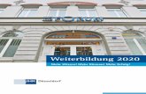 Weiterbildung 2020 - IHK Düsseldorf · Außer für Seminare, Lehrgänge und Konferenzen wird das IHK-Forum für Abschluss-prüfungen in der Aus- und Weiterbildung genutzt. Die Räume