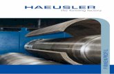 090521 Company Profile dt 20100318 - Haeusler AG · Voith Paper, BR Atlas Schindler, BR Alstom, BR TenarisConfab, BR Engebasa Mecânica e ... Aker Solutions (ehem. Kvaerner), US Northrop