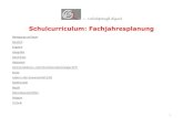 Schulcurriculum: Fachjahresplanung€¦ · Deutsch Englisch Geografie Geschichte Italienisch Kommunikations - und Informationstechnologie (KIT) Kunst Leben in der Gemeinschaft (LIG)