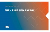 Pne – Pure new energy · Präsentation aufgestellten Prognosen negativ beeinflussen. Die Gesellschaft übernimmt keine Verpflichtung, sei es aufgrund neuer Informationen oder zukünftiger