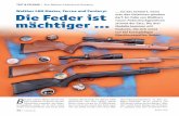 Walther LGU Master, Terrus und Century: Die Feder ist mächtiger - …€¦ · getesteten Variante in 4,5 mm mit 7,5 Joule Mündungsenergie können WBK-Inhaber auch eine Variante