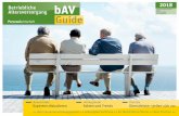Betriebliche bAV 2018 Altersversorgung Guide · Betriebliche bAV Altersversorgung Guide Fakten und Trends ++ Betriebsrentenstärkungsgesetz ++ Arbeitgeberzuschuss ++ EU-Mobilitätsrichtlinie