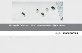 Bosch Video Management System Bosch Video Management System 3 Inhaltsverzeichnis | de Bosch Sicherheitssysteme