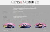 Media Kit November 2017 - Nippon Insider · Als gelernte Mediengestalterin entschloss ich mich 2015 zu einer akademischen Weiterbildung im Online Marketing Bereich. SEO, Social Media,