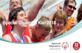 Special Olympics Kiel 2018 - ltsh.de...Special Olympics Deutschland e.V. wurde am 3. Oktober 1991 gegründet uns ist seit 2007 als Verband mit besonderen Aufgaben Mit\൧lied des DOSB.\爀屲Es