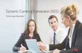 Dynamic Currency Conversion (DCC) · Mit Dynamic Currency Conversion (DCC) können sich Ihre internationalen Kunden beim Zahlen wie zu Hause fühlen. Kunden haben die Möglichkeit,