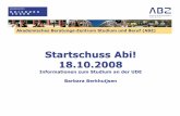 Startschuss Abi! 18.10 - Online-Stipendium und ...Zahlen und Fakten • Entstanden aus den ehemaligen Universitäten Duisburg und Essen, 1972 gegründet • Fusion der beiden Universitäten:
