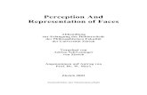 Perception And Representation of Faces...Perception And Representation of Faces Abhandlung zur Erlangung der Doktorwürde der Philosophischen Fakultät der Universität Zürich Vorgelegt