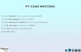 PT-CIAO MEETINGcosmo-model.org/content/consortium/generalMeetings/general2018/... · Compare cleps_10b vs cleps_10t in terms of surface variables (e.g. TP, T2M, TD2M) over a long