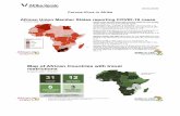 Corona-Virus in Afrika...2020/03/30  · Corona-Virus in Afrika 30.03.2020 Folgend finden Sie Hinweise zu der aktuellen Situation in den verschiedenen Regionen Afrikas. (Quelle: Auswärtiges