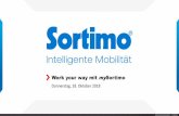 Work your way mit mySortimo...2018/10/18  · 2015 2015 2016 2009: Bau eines neuen Logistikzentrums 2012: Sortimo entwickelte gemeinsam mit dem Fraunhofer Institut als einziges Unternehmen