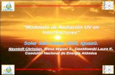 “Modelado de Radiación UV en fotorreactores” Solar Safe ... · “Modelado de Radiación UV en fotorreactores” Solar Safe Water 2005, Iguazú. Navntoft Christian, Blesa Miguel