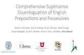 Comprehensive Supersense Disambiguation of English ... · Comprehensive Supersense Disambiguation of English Prepositions and Possessives Nathan Schneider, Jena D. Hwang, Vivek Srikumar,