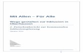 Mit Allen – Für Alle - Oberhausen · UN-Behindertenrechtskonvention wurde unter dem Titel „Unser Weg in eine inklusive Gesellschaft“ am 15. Juni 2011 vom Bundeskabinett verabschiedet.