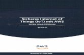 Sicheres Internet of Things (IoT) mit AWS · Sicheres IoT mit AWS 2 Laut Machina Research wird der globale IoT-Markt bis 2024 4,3 Billionen US-Dollar erreichen.1 Gemäß dem Bericht