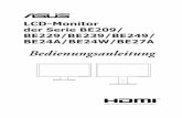 LCD-Monitor - Asus Monitors...¢  LCD-Monitor . der Serie BE209/ BE229/BE239/BE249/ BE24A/BE24W/BE27A