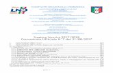 Stagione Sportiva 2017/2018 Comunicato Ufficiale N°7 del ... regionale n°7.pdf · calcio romanese brianza cernusco merate c.s. comunale - campo n.1 13/09/17 20:30 3a romano di lombardia