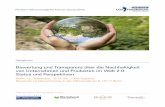 Bewertung und Transparenz über die Nachhaltigkeit von ... · das gemeinsame Verständnis der aktuellen und zu erwar- ... GoodGuide - A tool to empower conscious consumption (video