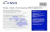 Von der Praxis f£¼r den Praktiker Eidg. Dipl. Packaging ...svi- Eidg. Dipl. Packaging Manager/in Von
